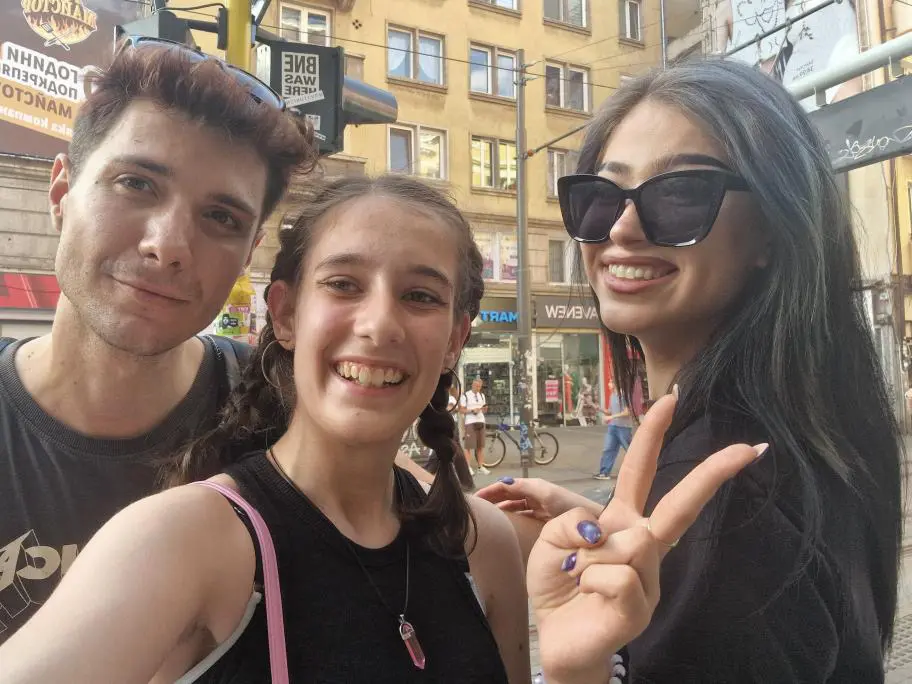Pic with fans