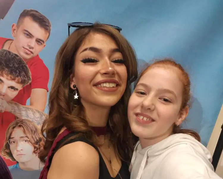 Pic with fans