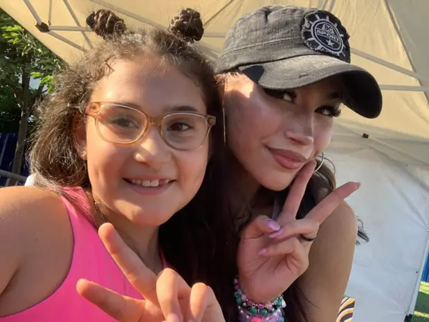 Pic with fans