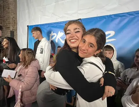 Pic with fans