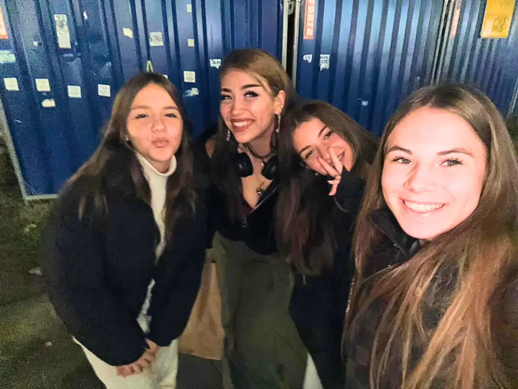 Pic with fans